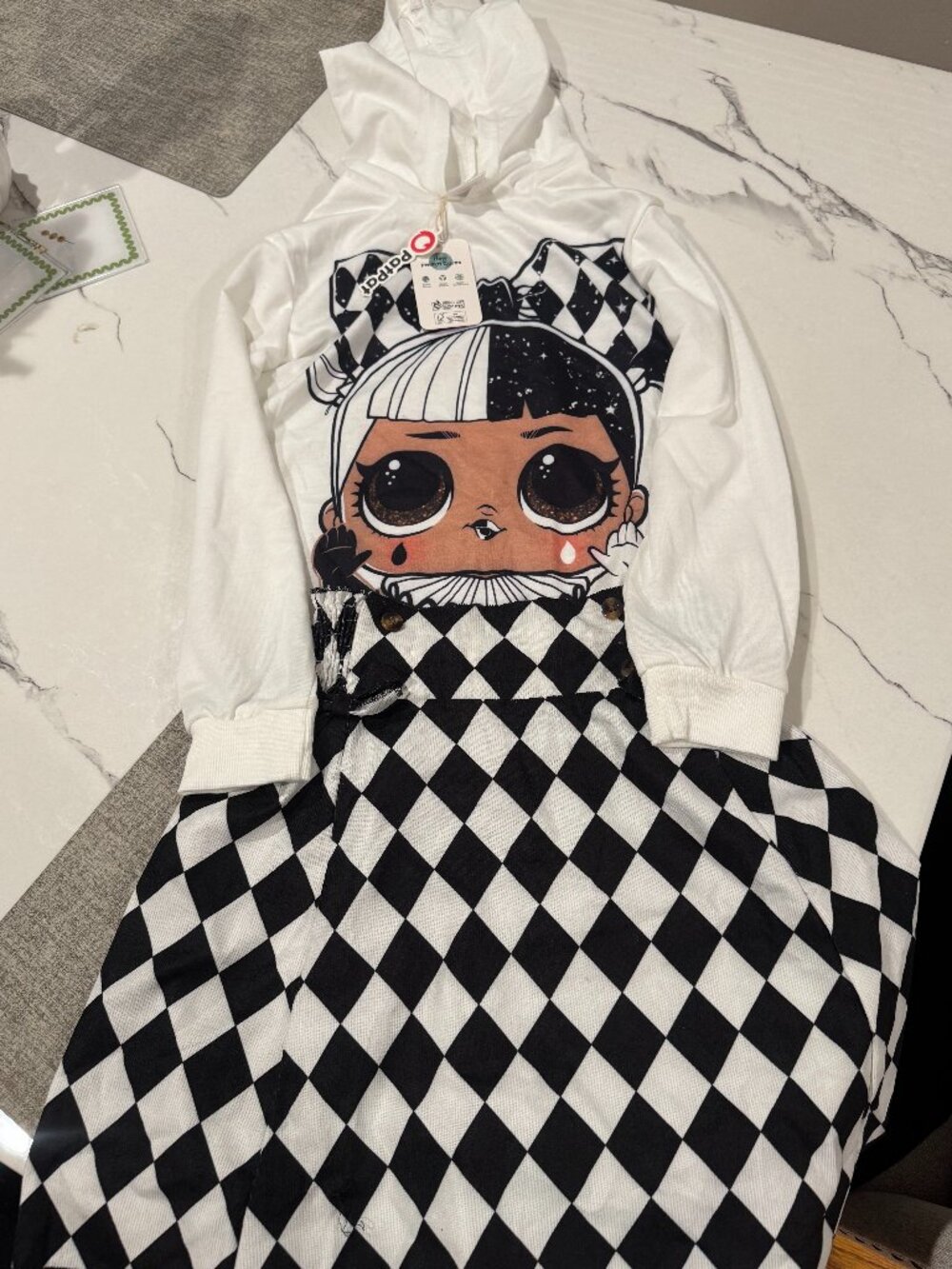 Girls LOL Hoodie and shirt set Size 9/10